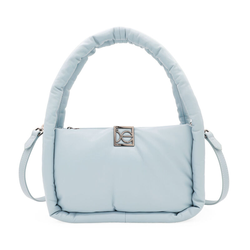 Bolsa Tote Grande Look Puffy Color Azul image number null