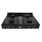 Parrilla A Gas 4 quemadores Caper Negro Jaspe