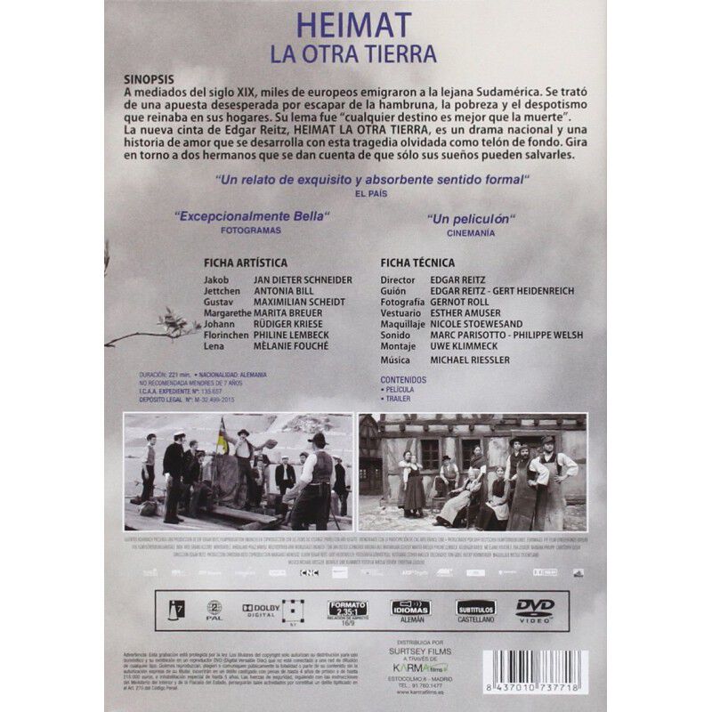 Heimat - la Otra Tierra [DVD] (2013) Die Andere... image number null