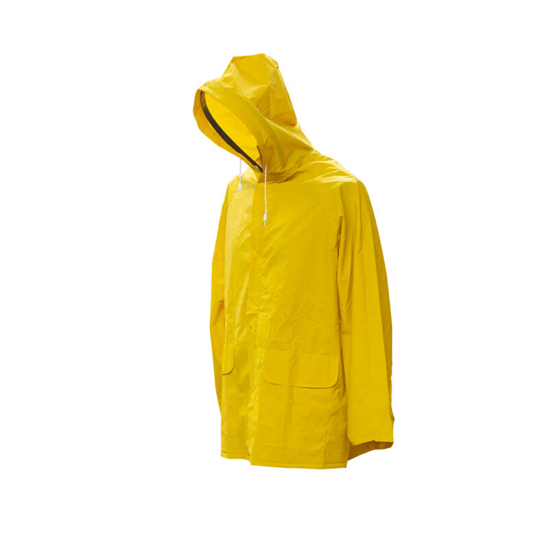 Impermeable Pvc Chaqueta M Cierre Amarillo Reut... image number null
