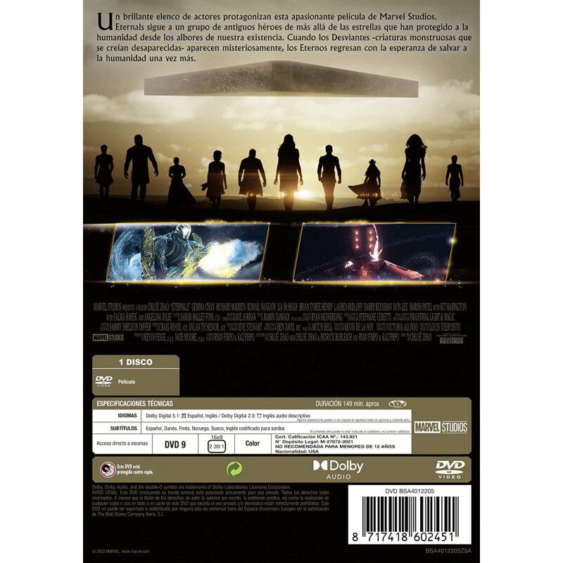 Eternals [DVD] image number null