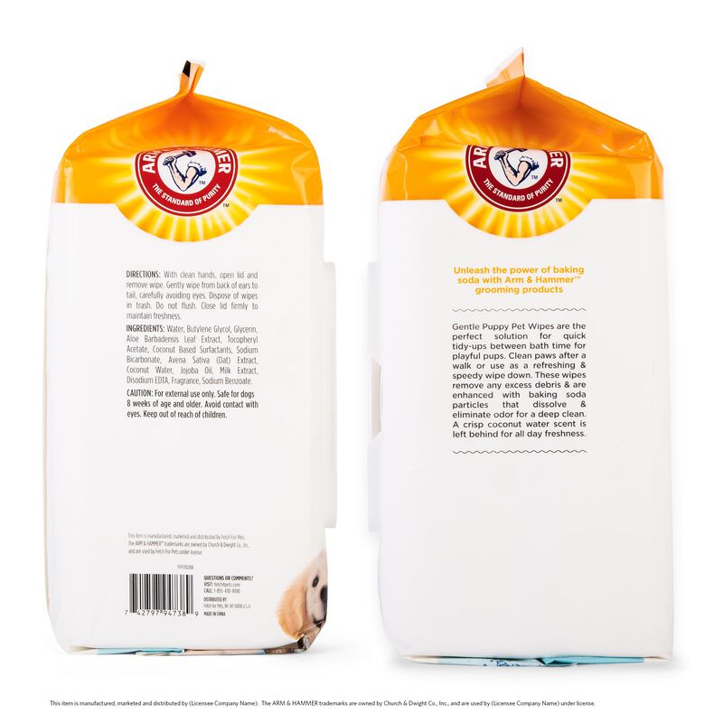 Toallitas De Aseo Para Perros Arm & Hammer, Toa... image number null