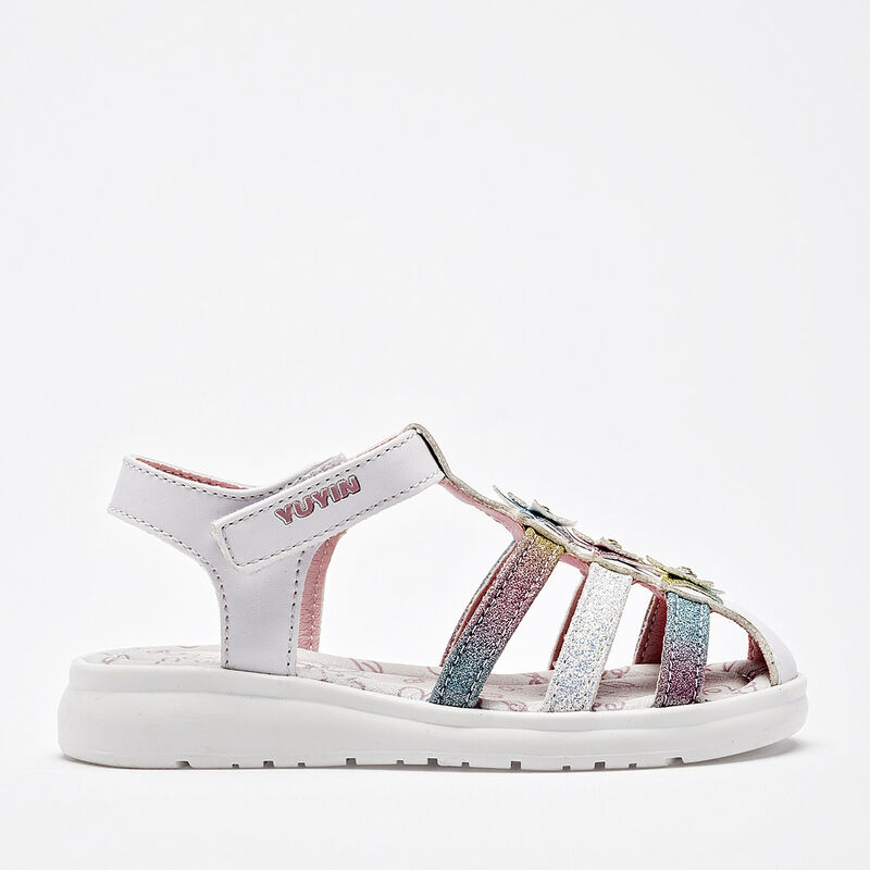 Yuyin sandalia para ni&ntilde;a blanco multicolor cod ... image number null