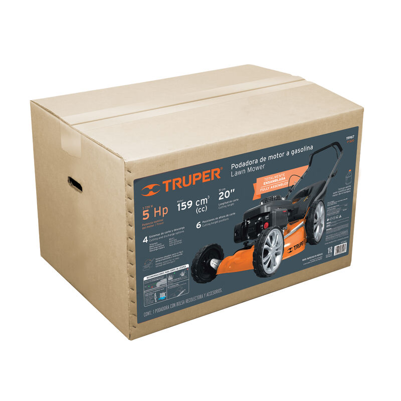 Podadora con Motor A Gasolina de 5 Hp 20' de Co... image number null