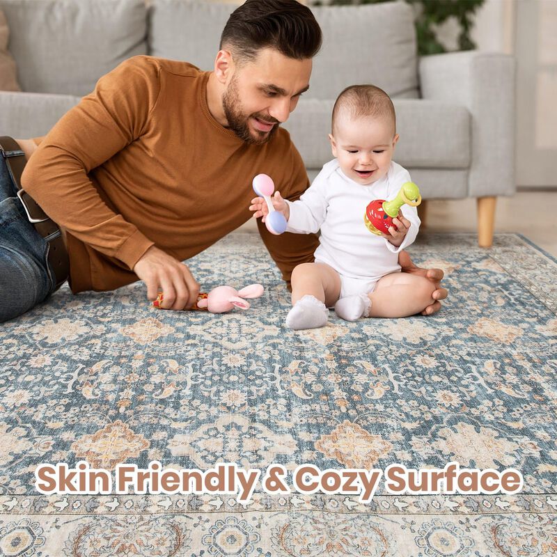 Alfombra De &Aacute;rea Cotiled 152 x 244 cm Lavable A... image number null
