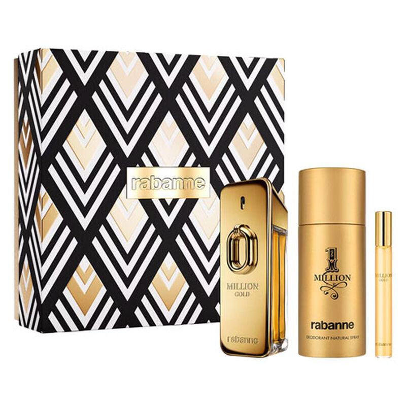 Set Paco Rabanne Million Gold Perfume Edp 100ml... image number null