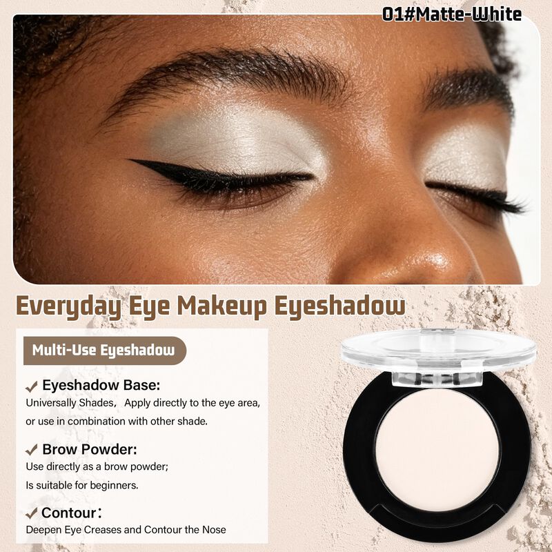 Sombra De Ojos Anwuozu Blanca Mate 01# Compacta... image number null