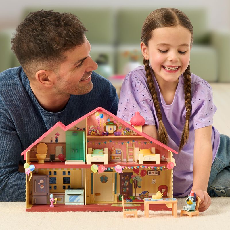 Playset Bluey Celebration Home Con 11 Muebles Y... image number null