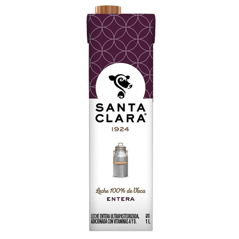 LECHE SANTA CLARA ENTERA 1L image number null