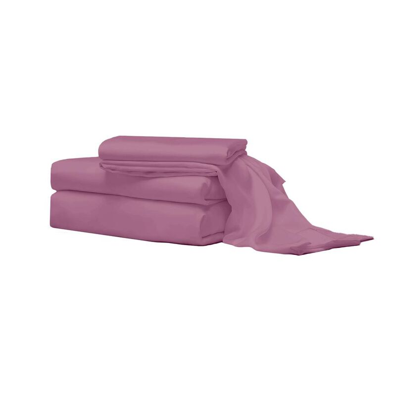 Juego De S&aacute;banas Matrimonial Polo One Morado Li... image number null