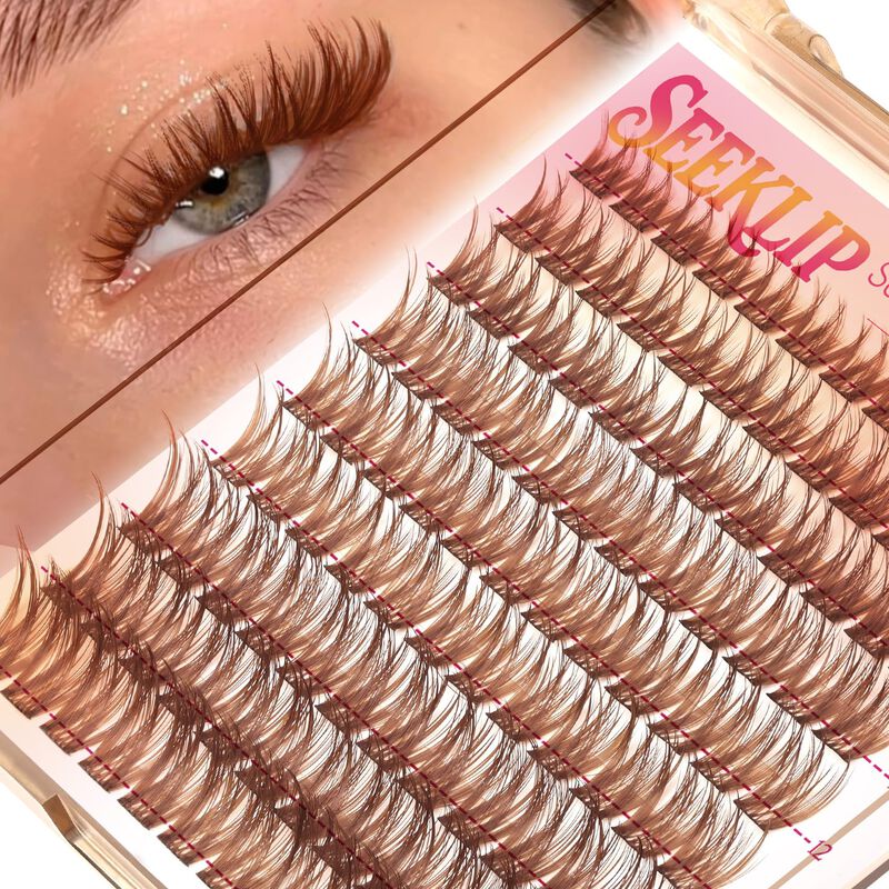 Pesta&ntilde;as Postizas Seeklip Drifter Brown Estilo ... image number null