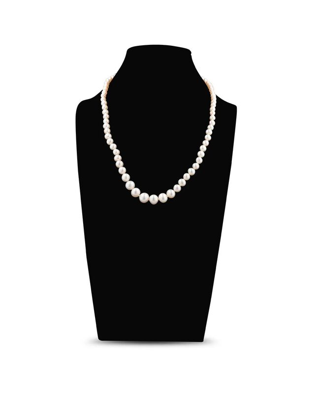 Collar De Oro Amarillo 14k Con Perlas (46 Cm) image number null