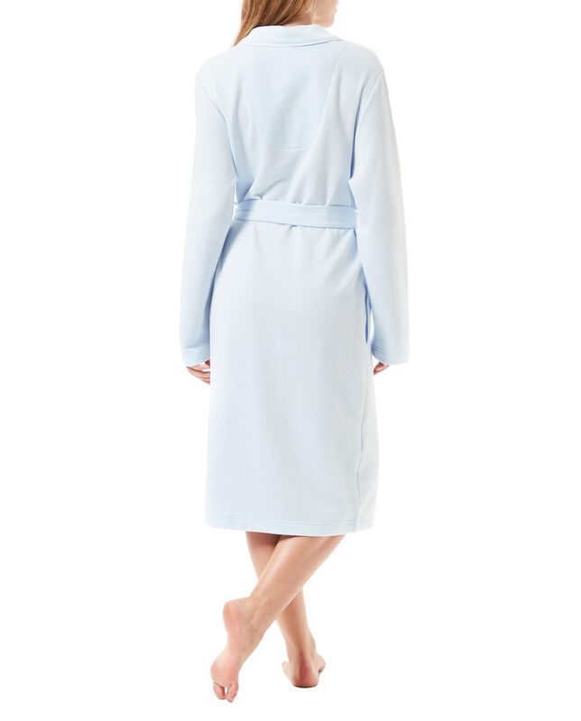 Bata Abotonada con Vivo Celeste image number null