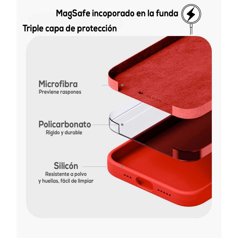 Funda Mercury Goospery Mag Soft Case Para Iphon... image number null