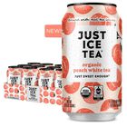 T&eacute; Helado Just Ice Tea De Durazno En Latas De 12 Oz (355 ml) &ndash; Pack De 12