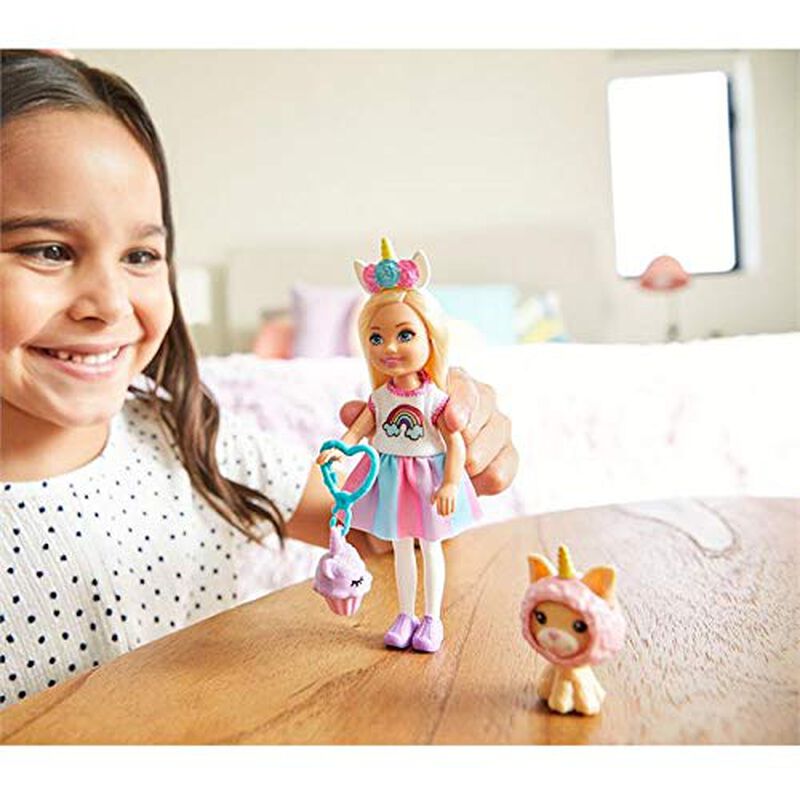 Mu&ntilde;eca Barbie Club Chelsea Disfraz De Unicornio... image number null
