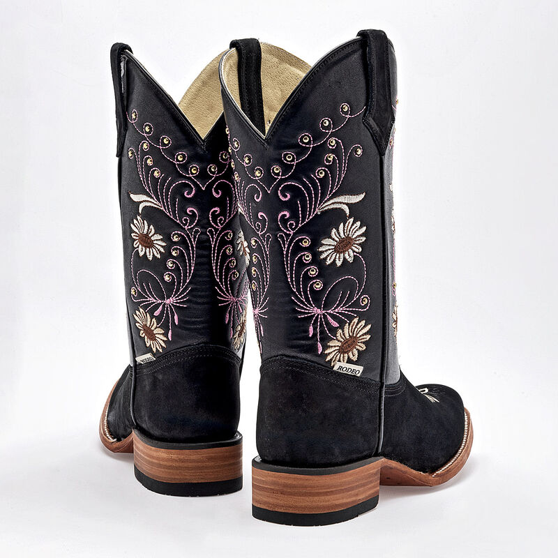 Arco Bota con peluche para mujer negro multicol... image number null