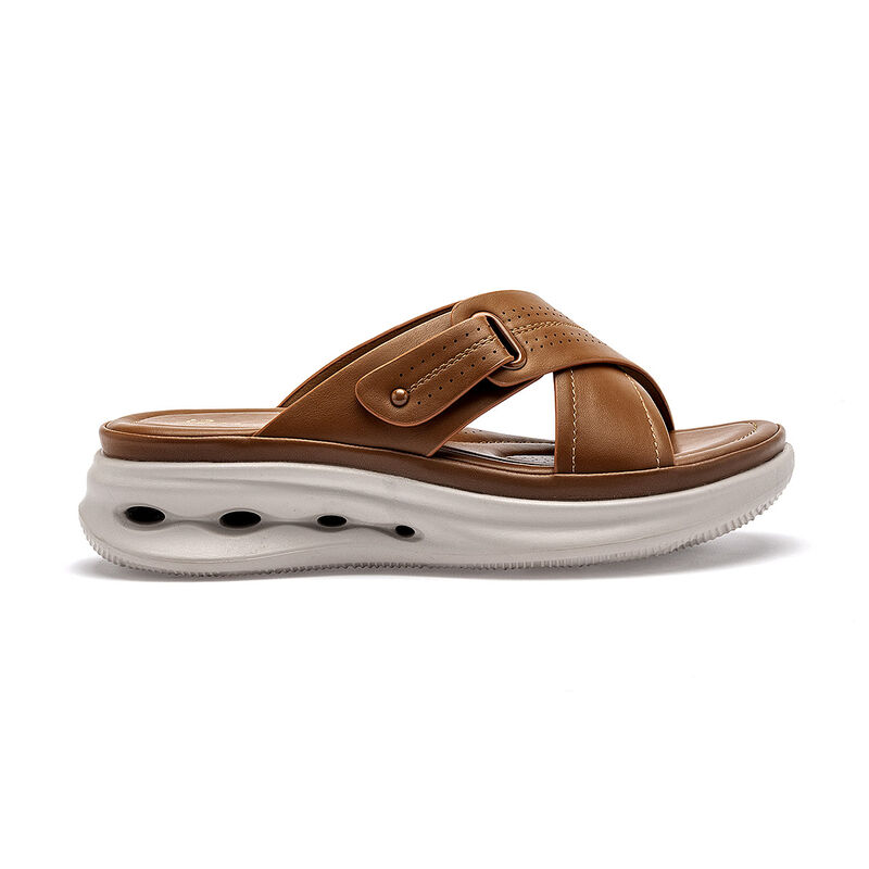 Been Class sandalia plataforma para mujer camel... image number null