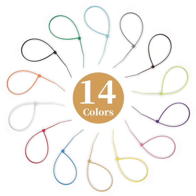 Bridas Pl&aacute;sticas Yi-gog De Nylon De 8" De Color... image number null