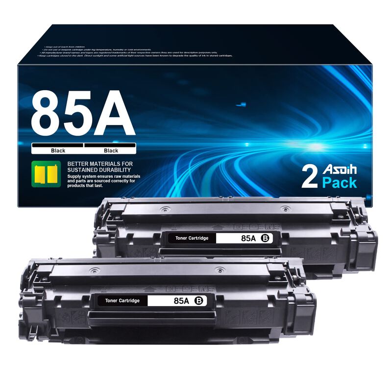 Cartuchos De T&oacute;ner Asoih 85a Negros Para Hp Las... image number null