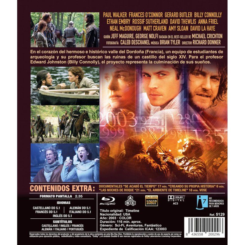 L&iacute;nea Del Tiempo [blu-ray] (2003) [blu-ray] image number null