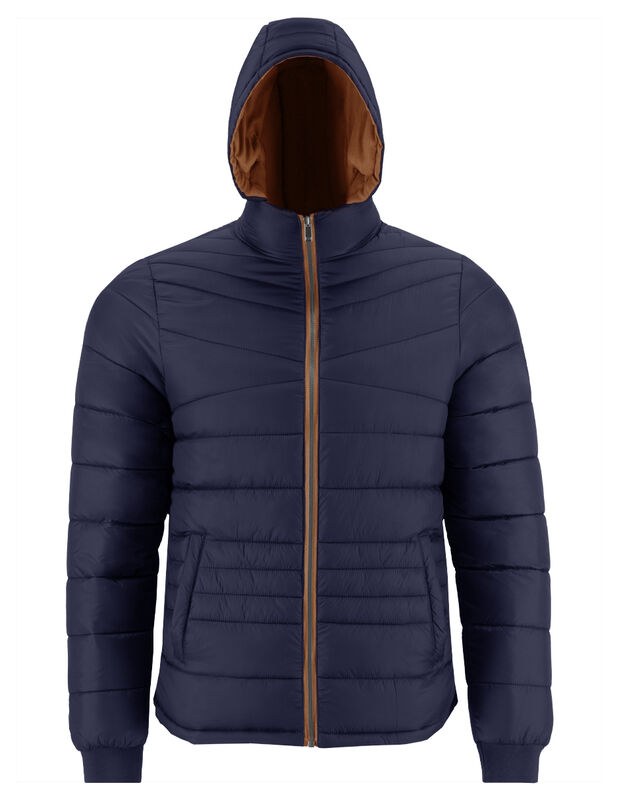 Chamarra Reversible Caballero Capitonada Gorro ... image number null