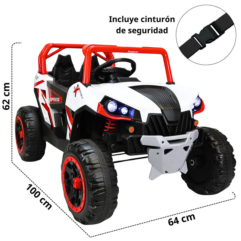 Montable Eléctrico para Niños 4x4 Luz Sonido Bl... image number null