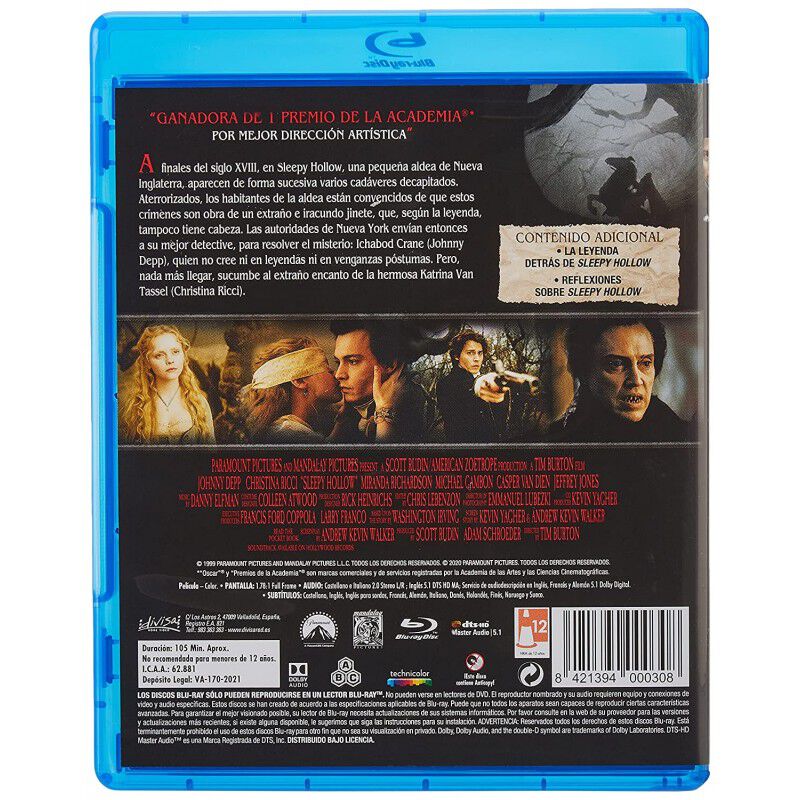 Sleepy Hollow &mdash; Blu-ray (bd) image number null