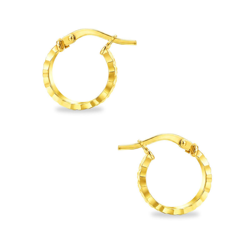 Arracadas 2begold Amarillo Diamantado (925+1/10... image number null