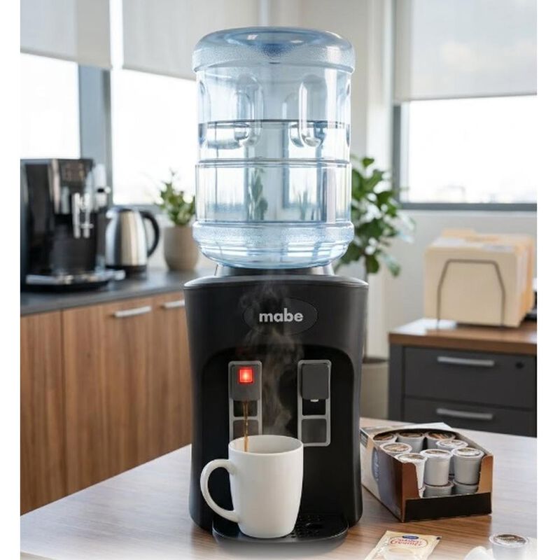 Dispensador Agua Mabe Emm2pn Mesa 2 Llaves Negr... image number null