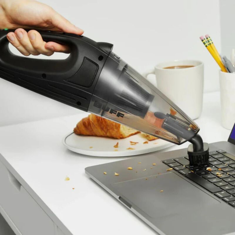 Aspiradora De Mano Chefman Buff Recargable Negr... image number null