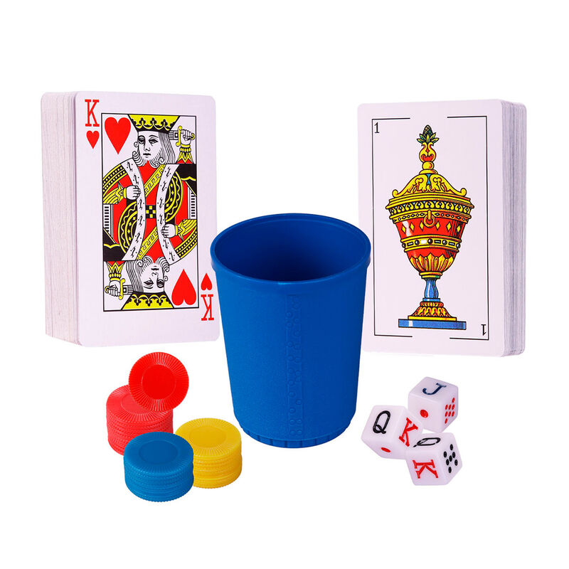 Set de Juegos Cubilete y Barajas - image number null