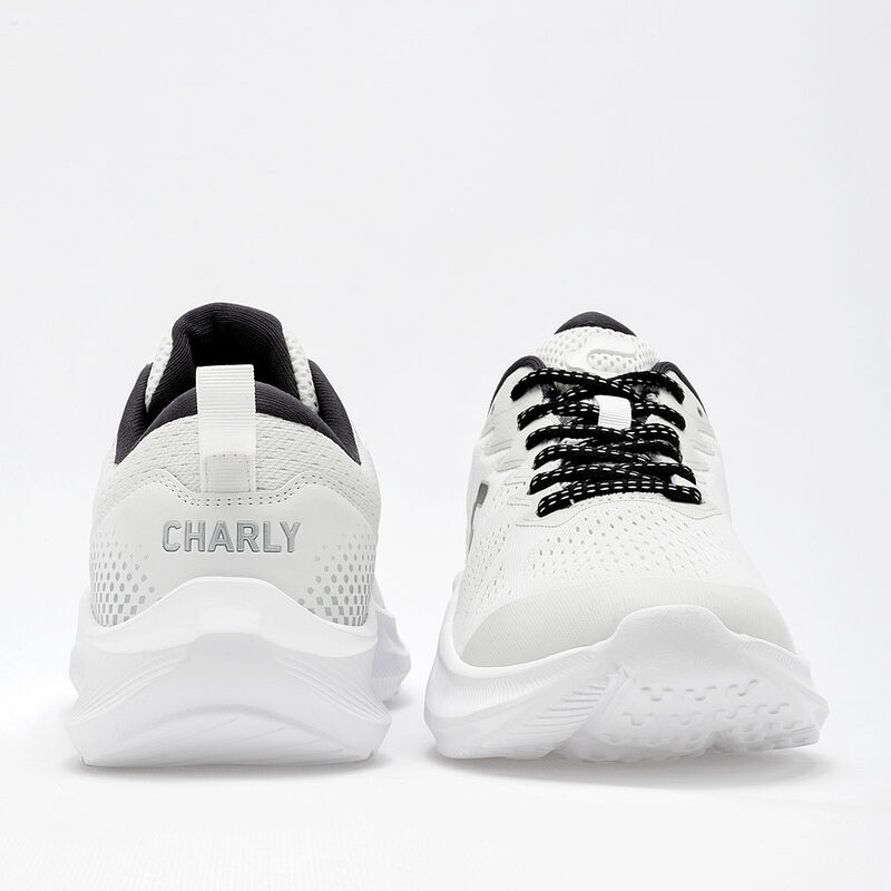Charly Tenis deportivo para hombre. Blanco gris... image number null