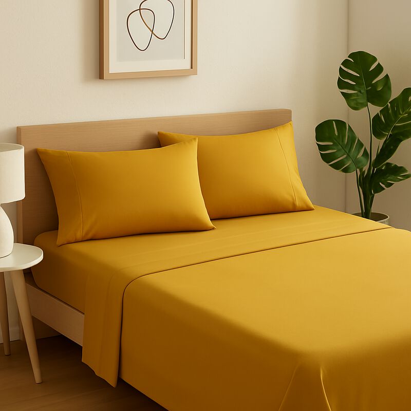 Juego de S&aacute;banas Matrimonial 100% Algod&oacute;n Premi... image number null