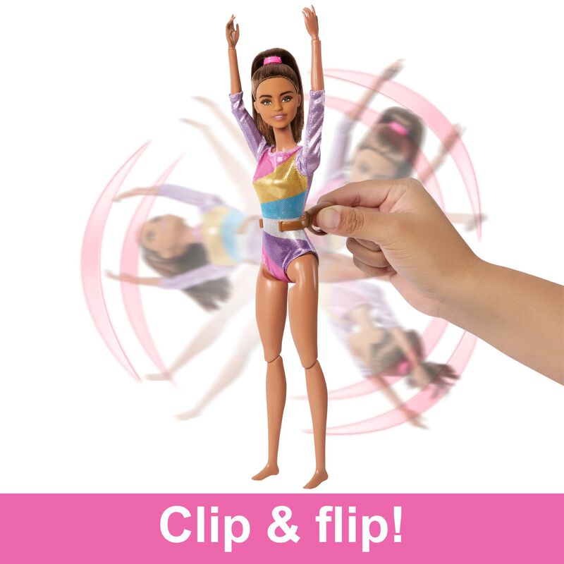 Set De Gimnasia Barbie Careers Con Mu&ntilde;eca Moren... image number null