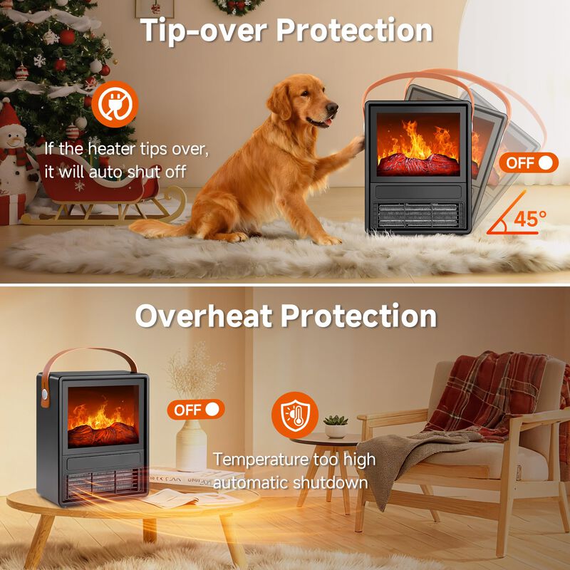 Calefactor El&eacute;ctrico De Chimenea Flame&shade Co... image number null
