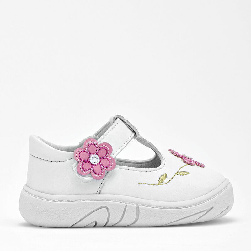 Ensue&ntilde;o Zapatitos para beb&eacute; ni&ntilde;a blanco rosa image number null