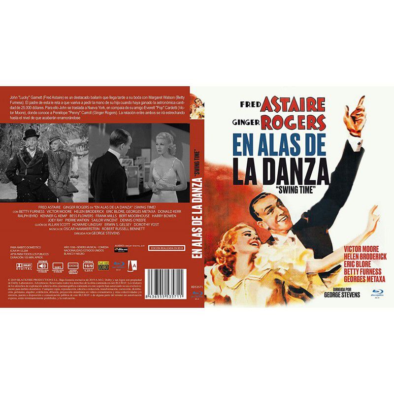 En Alas De La Danza Bdr 1936 Swing Time [blu-ra... image number null