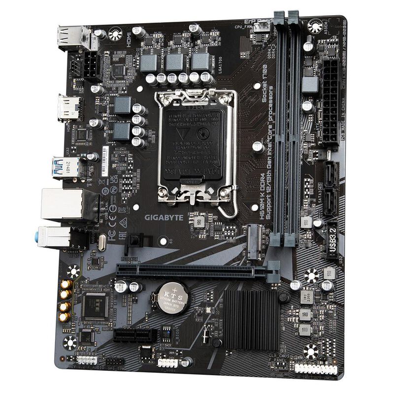 T. Madre GIGABYTE H610M K DDR4, Socket 1700, Mi... image number null
