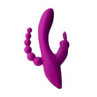 DILDO CON FRECUENCIA DE VIBRACI&Oacute;N DE CONEJITO MORADO TWIST II