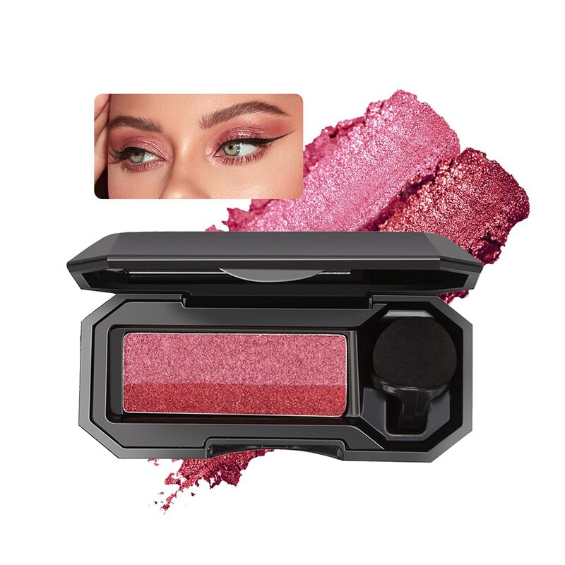 Sombras De Ojos Hulyfw Bicolor Resistente Al Ag... image number null