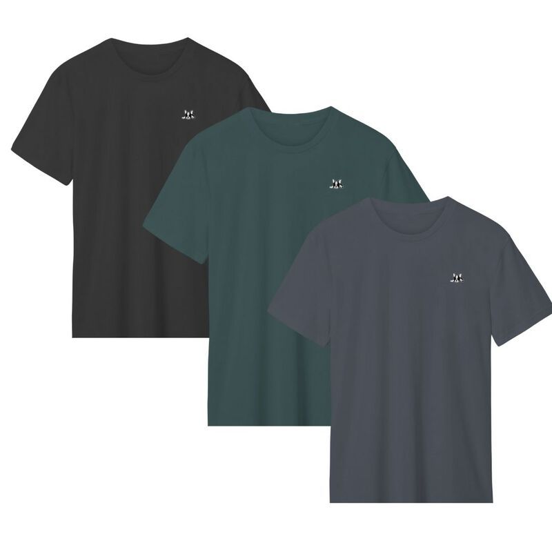 Set de 3 playeras Bark and Hide Playera Para Ho... image number null