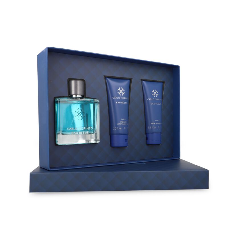 Set Carlo Corinto Eau Bleue 3pzs 100ml Edt Spra... image number null