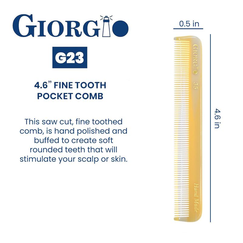 Peine De Dientes Finos Giorgio 12 cm Corte De S... image number null