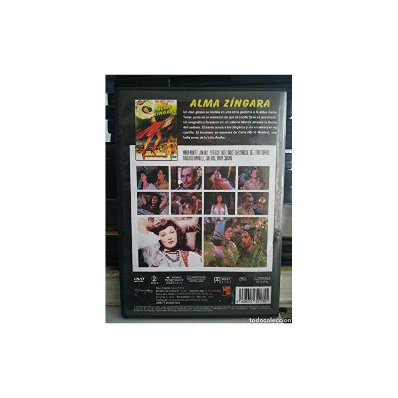 Alma Z&iacute;ngara [dvd] (1944) Gypsy Wildcat image number null