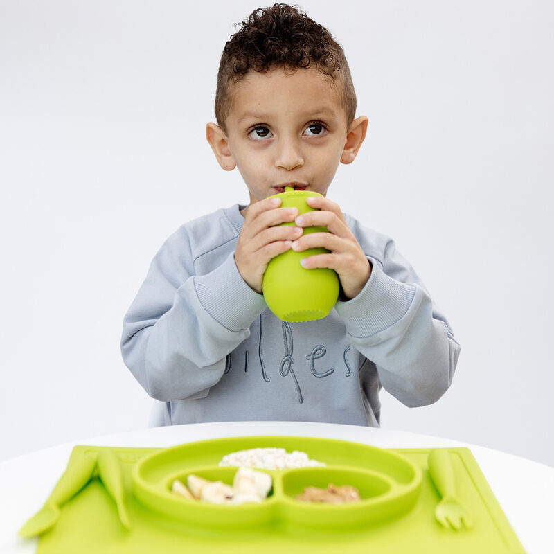 Ezpz Vaso Con Popote Happy Verde image number null