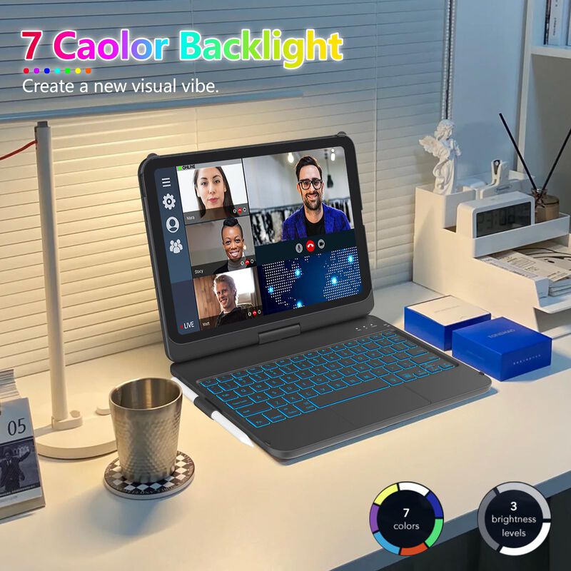 Funda Con Teclado Fuwang Touch Para Ipad 10th G... image number null