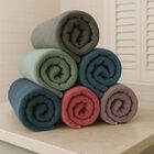 Set 6 toallas de ba&ntilde;o de algod&oacute;n rasurado 400gr mulicolor 70*140cm