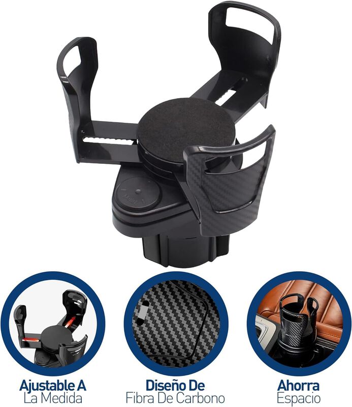 Portavasos para Auto Doble Ajustable Bluelander image number null