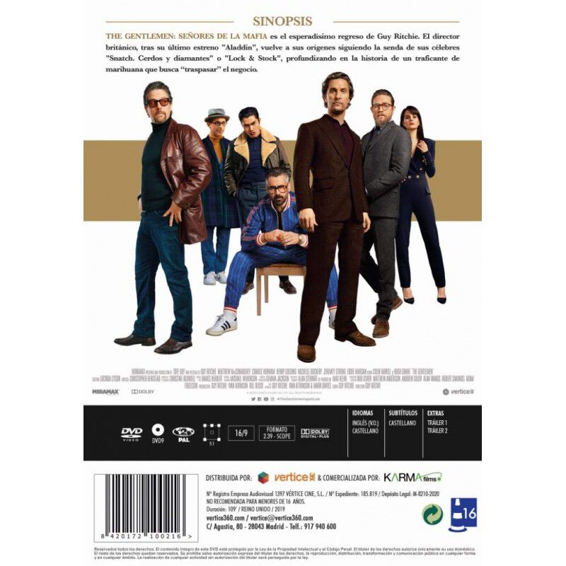 Los Caballeros: Los Se&ntilde;ores De La Mafia [dvd] image number null